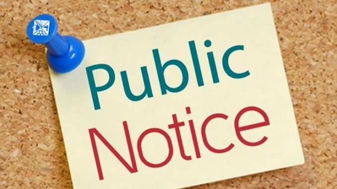 Public Notice